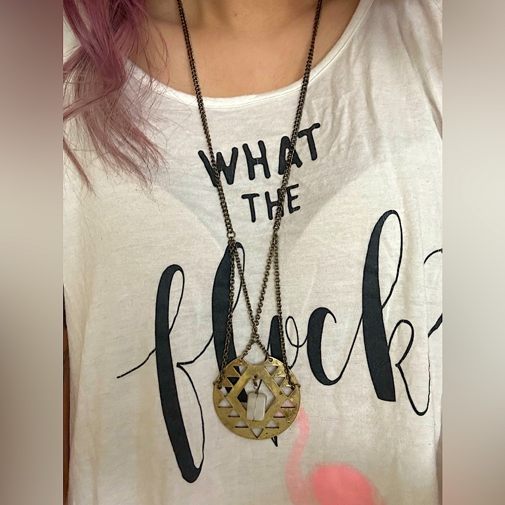 Bohemian pendant necklace